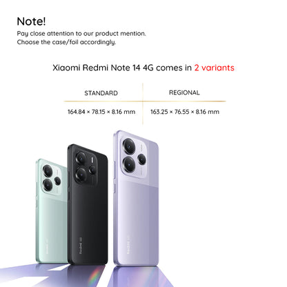 Futrola za Xiaomi Redmi Note 14 4G (Standard), Techsuit, ColorVerse 360, Roze