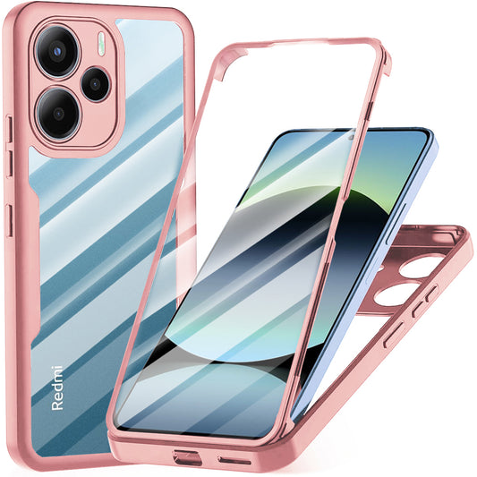 Futrola za Xiaomi Redmi Note 14 4G (Standard), Techsuit, ColorVerse 360, Roze