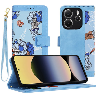 Futrola za Xiaomi Redmi Note 14 4G (Standard), Techsuit, FlipCraft, Plava