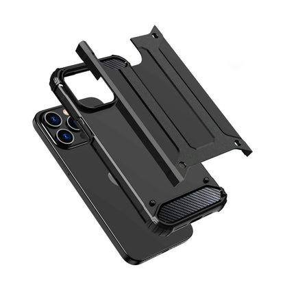 Futrola za Xiaomi Redmi Note 14 4G (Standard), Techsuit, Hybrid Armor, Crna