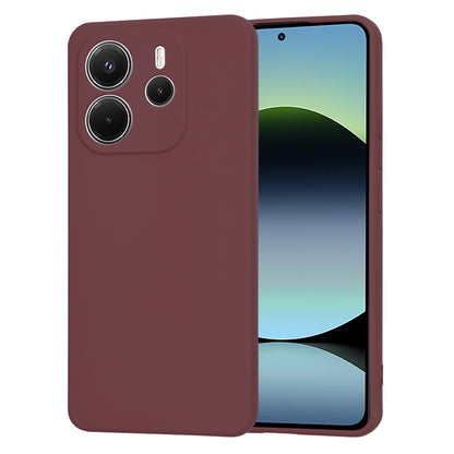 Futrola za Xiaomi Redmi Note 14 4G (Standard), Techsuit, SoftFlex, Bordo