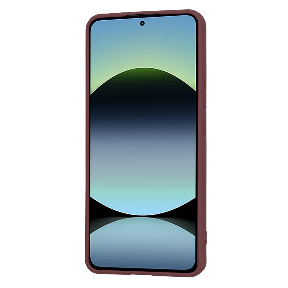 Futrola za Xiaomi Redmi Note 14 4G (Standard), Techsuit, SoftFlex, Bordo