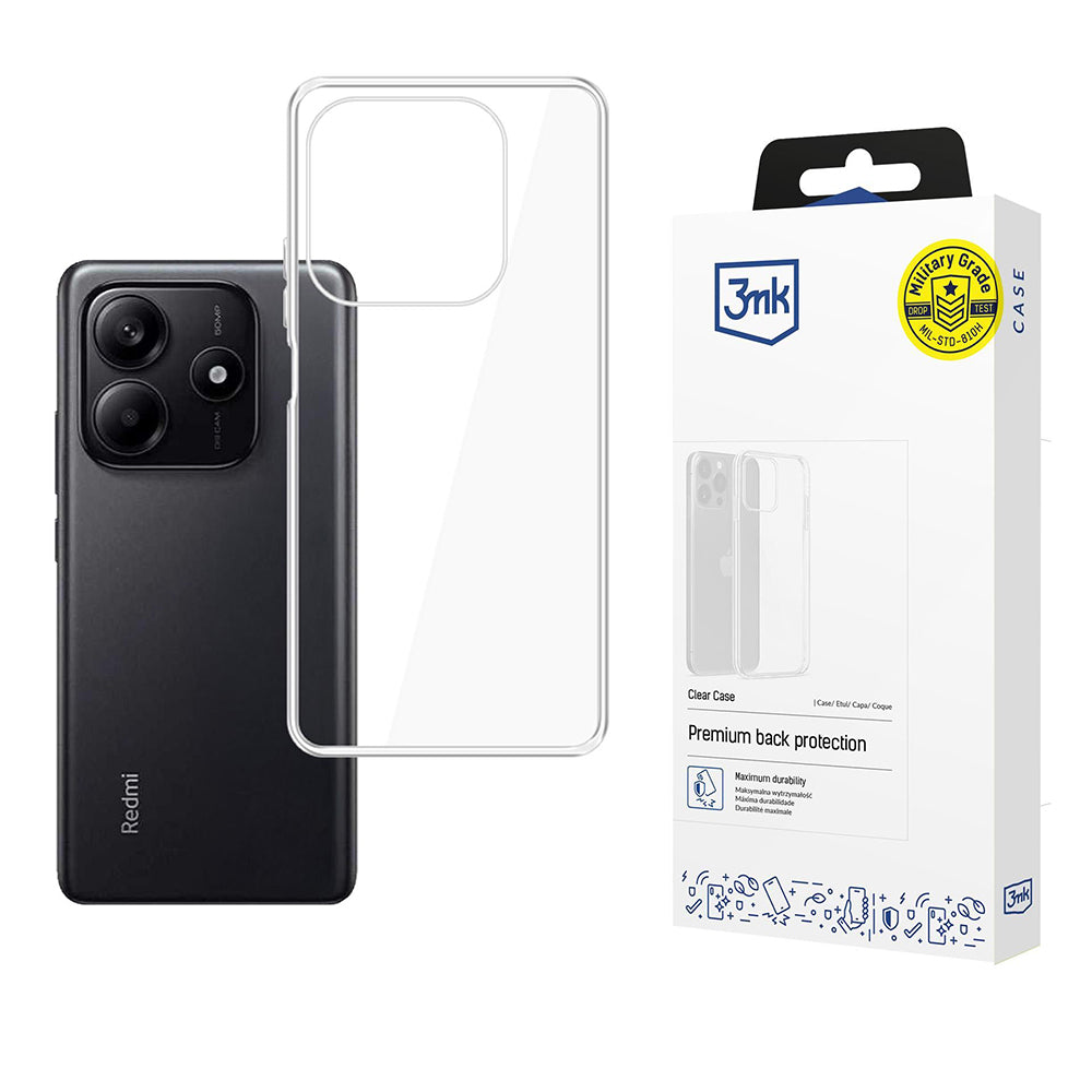 Futrola za Xiaomi Redmi Note 14 5G, 3MK, Clear, Providna