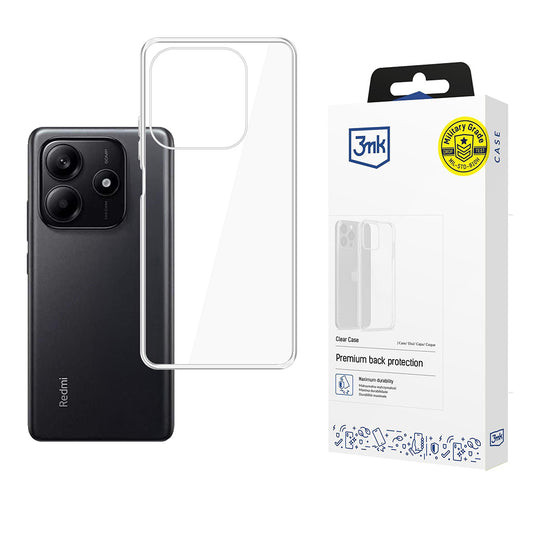 Futrola za Xiaomi Redmi Note 14 5G, 3MK, Clear, Providna