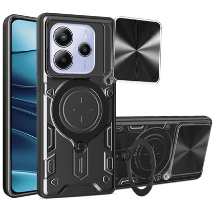 Futrola za Xiaomi Redmi Note 14 5G, Techsuit, CamGuard Pro, Crna