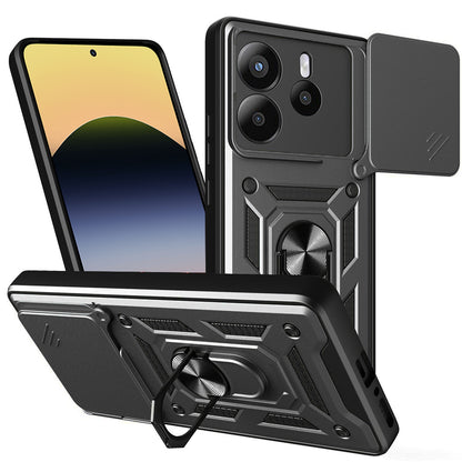 Futrola za Xiaomi Redmi Note 14 5G, Techsuit, CamShield, Crna