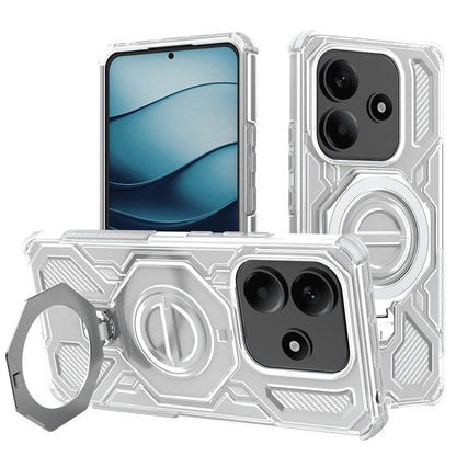 Futrola za Xiaomi Redmi Note 14 5G, Techsuit, Carbon Shield Pro, Bela