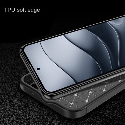 Futrola za Xiaomi Redmi Note 14 5G, Techsuit, CarbonFiber, Crna