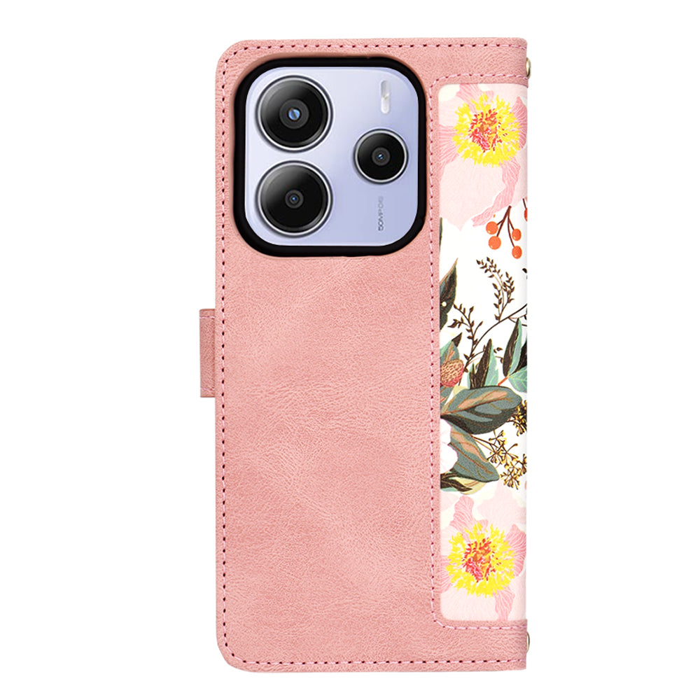 Futrola za Xiaomi Redmi Note 14 5G, Techsuit, FlipCraft, Roze