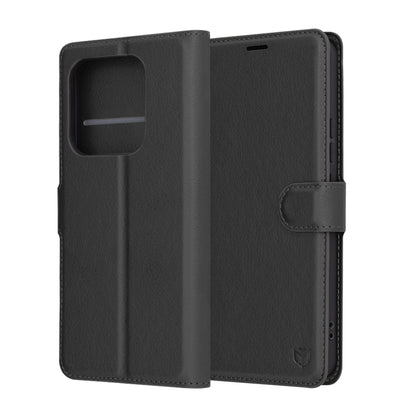 Futrola za Xiaomi Redmi Note 14 5G, Techsuit, Leather Folio, Crna