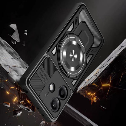 Futrola za Xiaomi Redmi Note 14 5G, Techsuit, RuggedCam, Ljubičasta