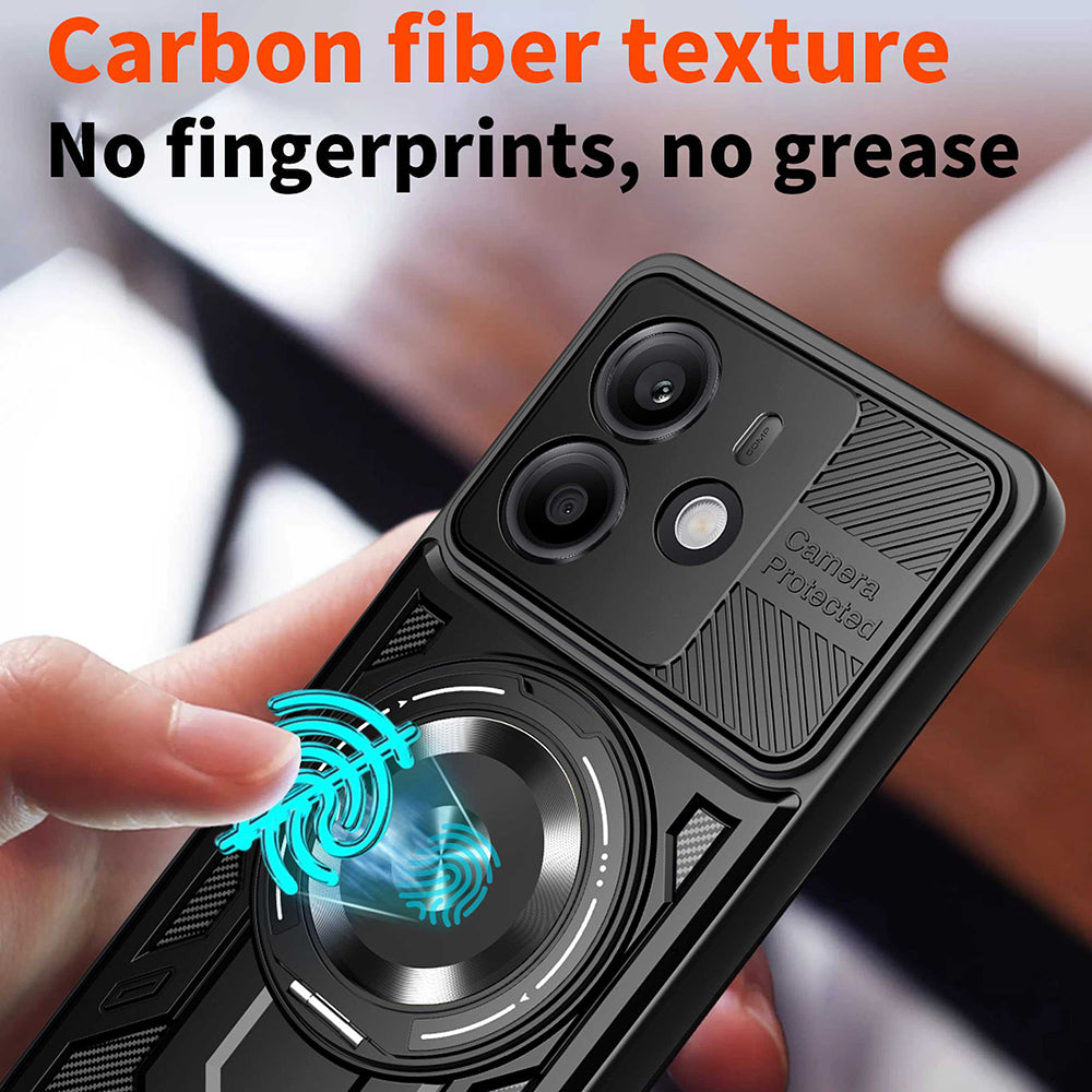 Futrola za Xiaomi Redmi Note 14 5G, Techsuit, RuggedCam, Crna