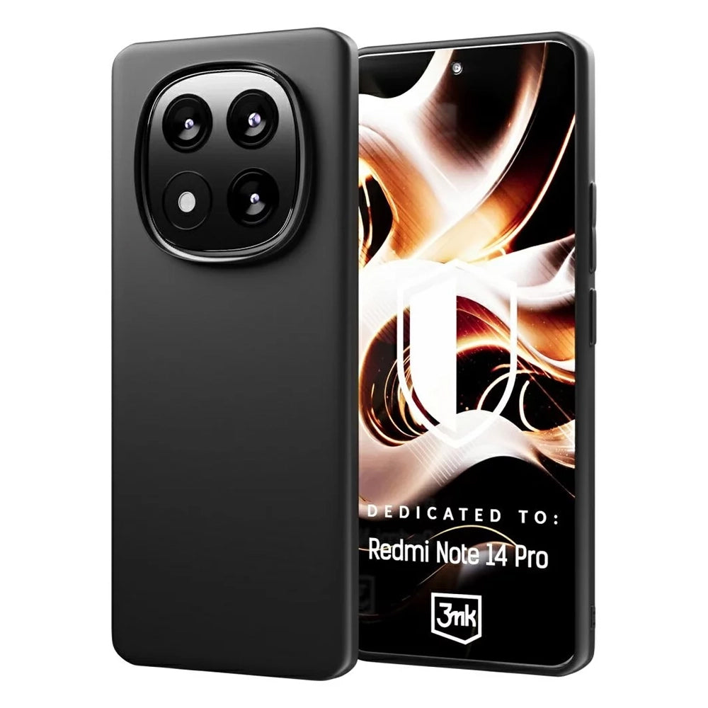 Futrola za Xiaomi Redmi Note 14 Pro 4G, 3MK, Crna Mat