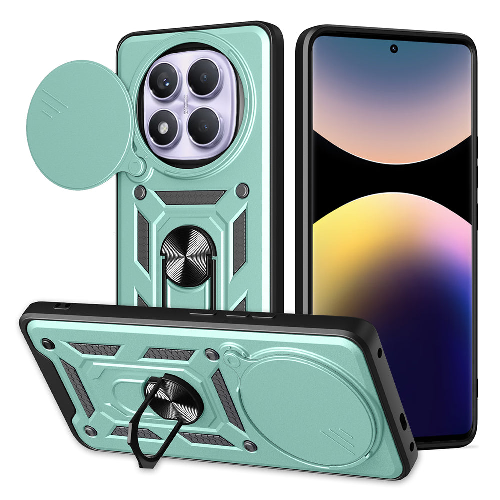 Futrola za Xiaomi Redmi Note 14 Pro 4G, Techsuit, CamShield, Zelena