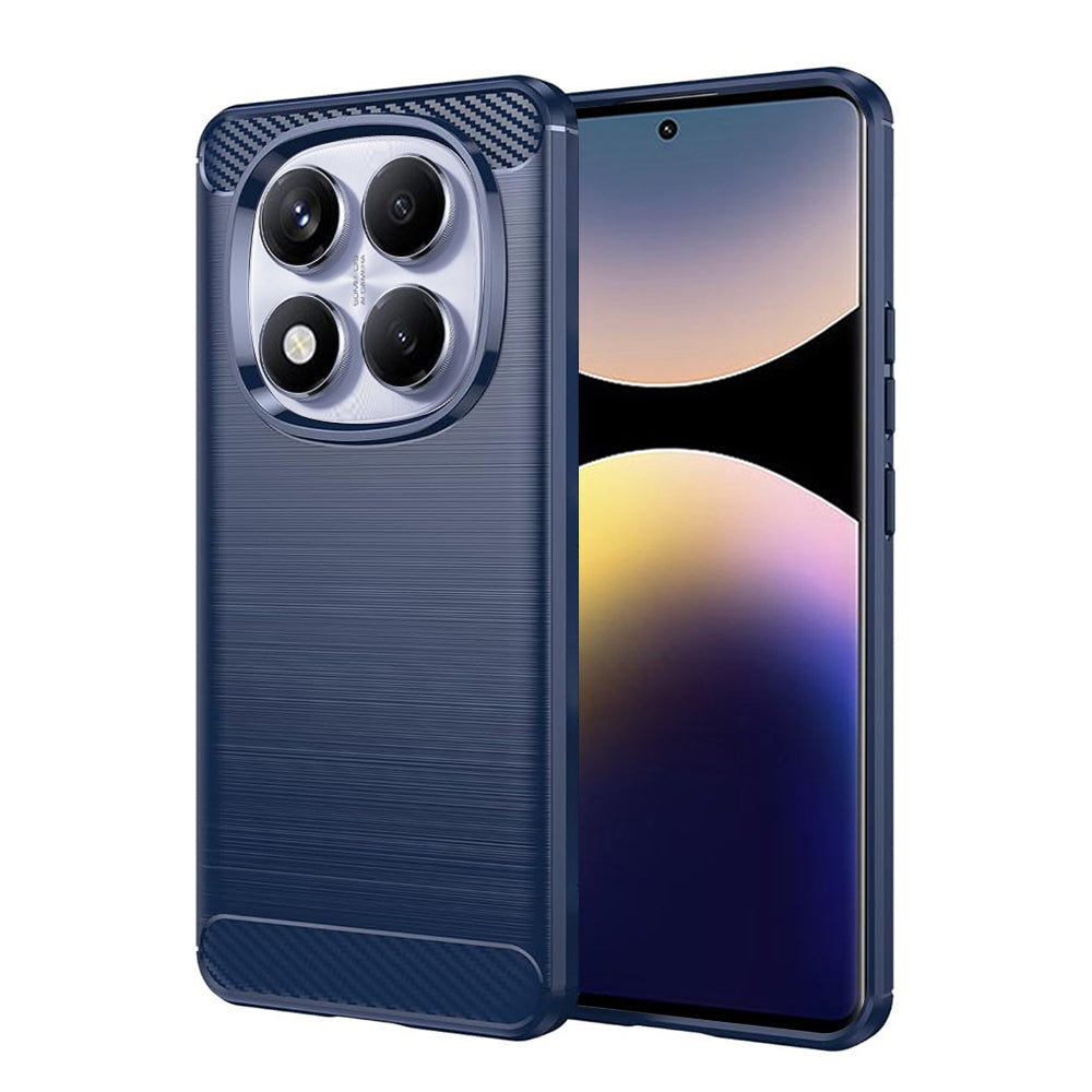 Futrola za Xiaomi Redmi Note 14 Pro 4G, Techsuit, Karbon, Plava