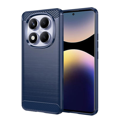 Futrola za Xiaomi Redmi Note 14 Pro 4G, Techsuit, Karbon, Plava