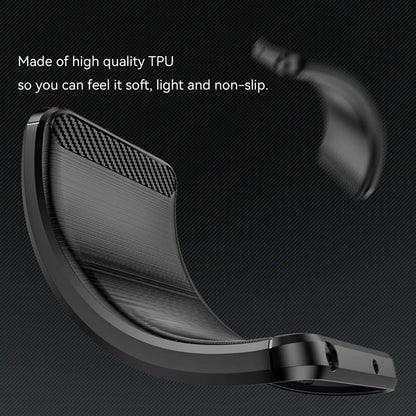 Futrola za Xiaomi Redmi Note 14 Pro 4G, Techsuit, Karbon, Crna
