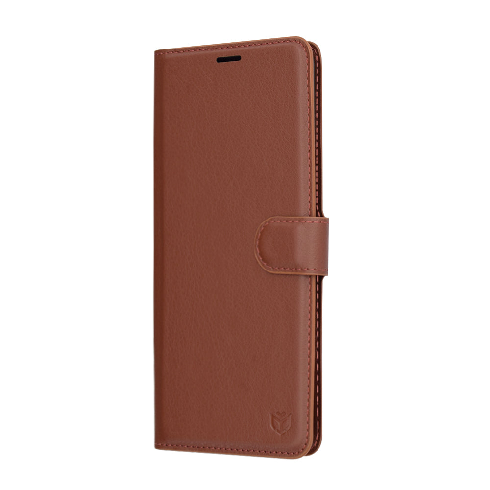Futrola za Xiaomi Redmi Note 14 Pro 4G, Techsuit, Leather Folio, Braon