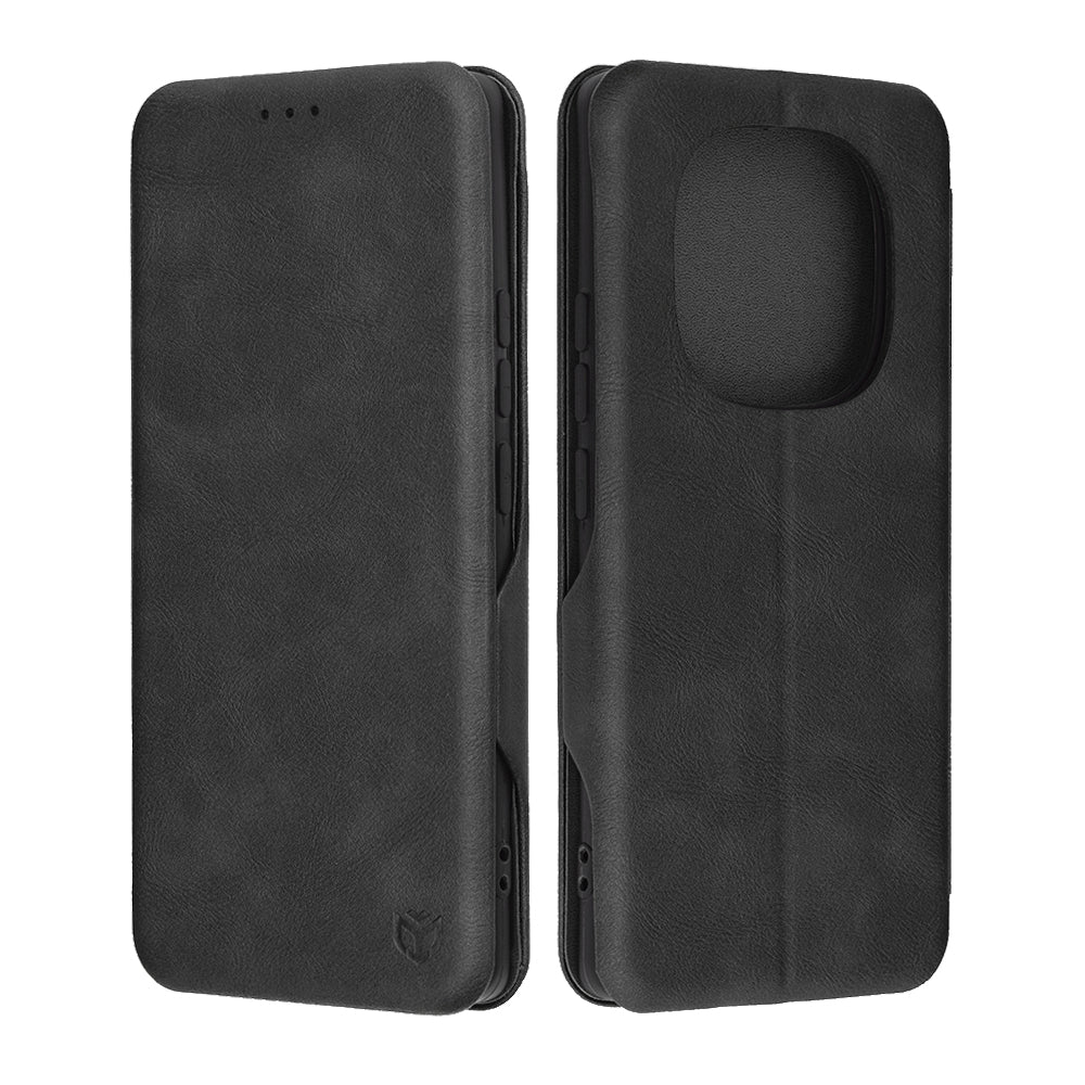 Futrola za Xiaomi Redmi Note 14 Pro 4G, Techsuit, Safe Wallet Plus, Crna