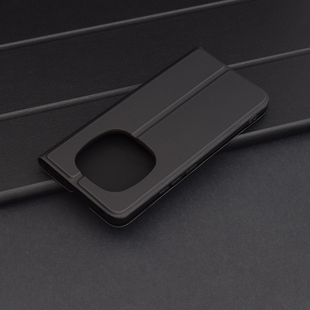 Futrola za Xiaomi Redmi Note 14 Pro+ 5G, Techsuit, Magskin Book, Crna