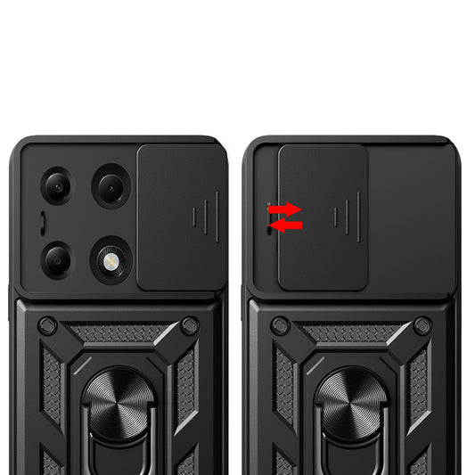 Futrola za Xiaomi Redmi Note 14S / Note 13 Pro 4G / Poco M6 Pro 4G, Techsuit, CamShield, Plava