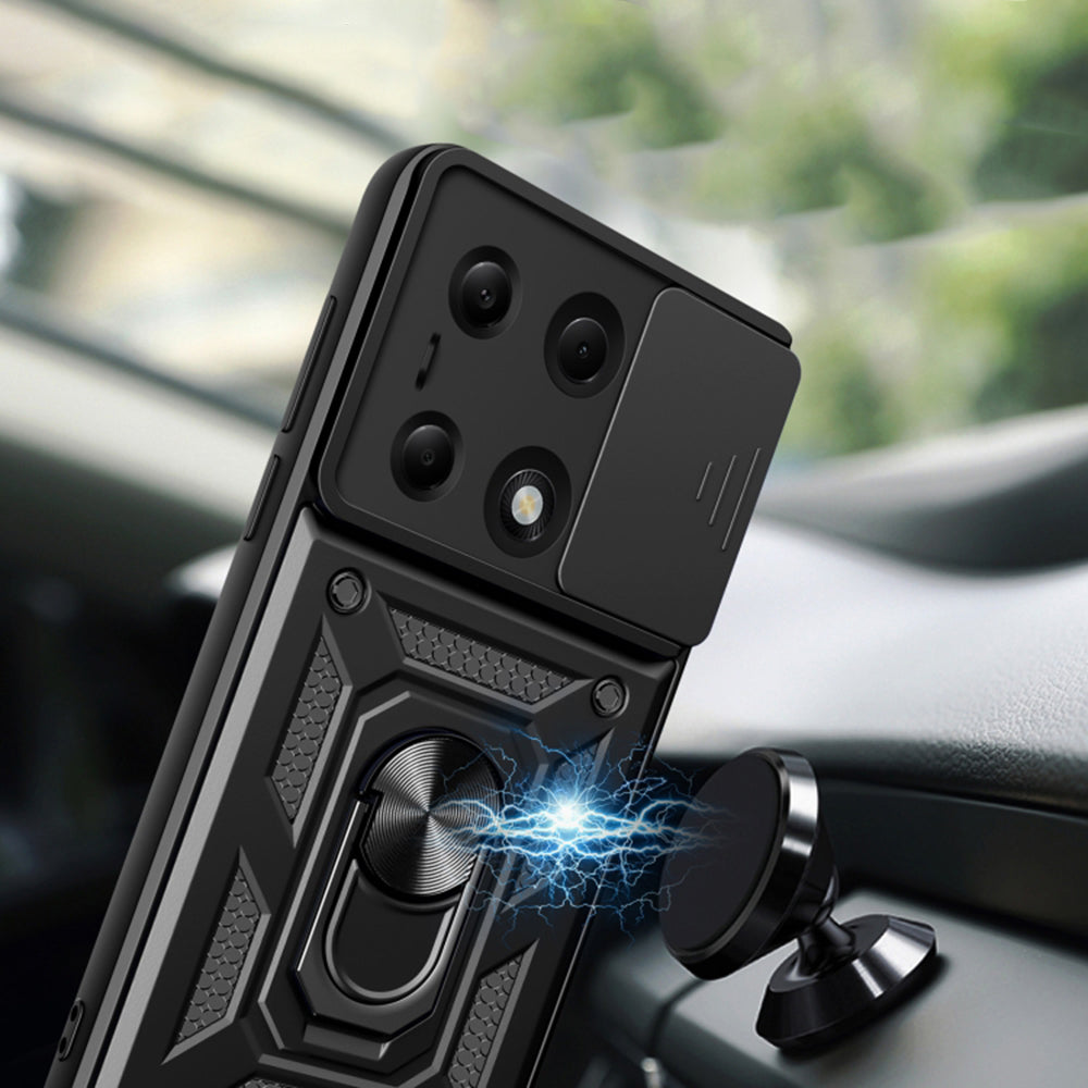 Futrola za Xiaomi Redmi Note 14S / Note 13 Pro 4G / Poco M6 Pro 4G, Techsuit, CamShield, Plava