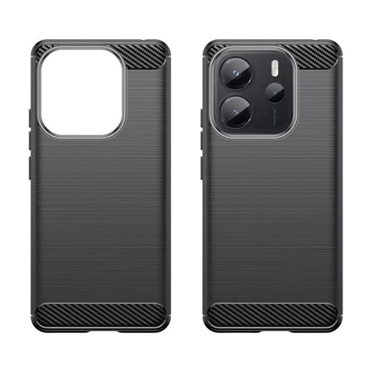 Futrola za Xiaomi Redmi Note 14S, Techsuit, Karbon, Crna