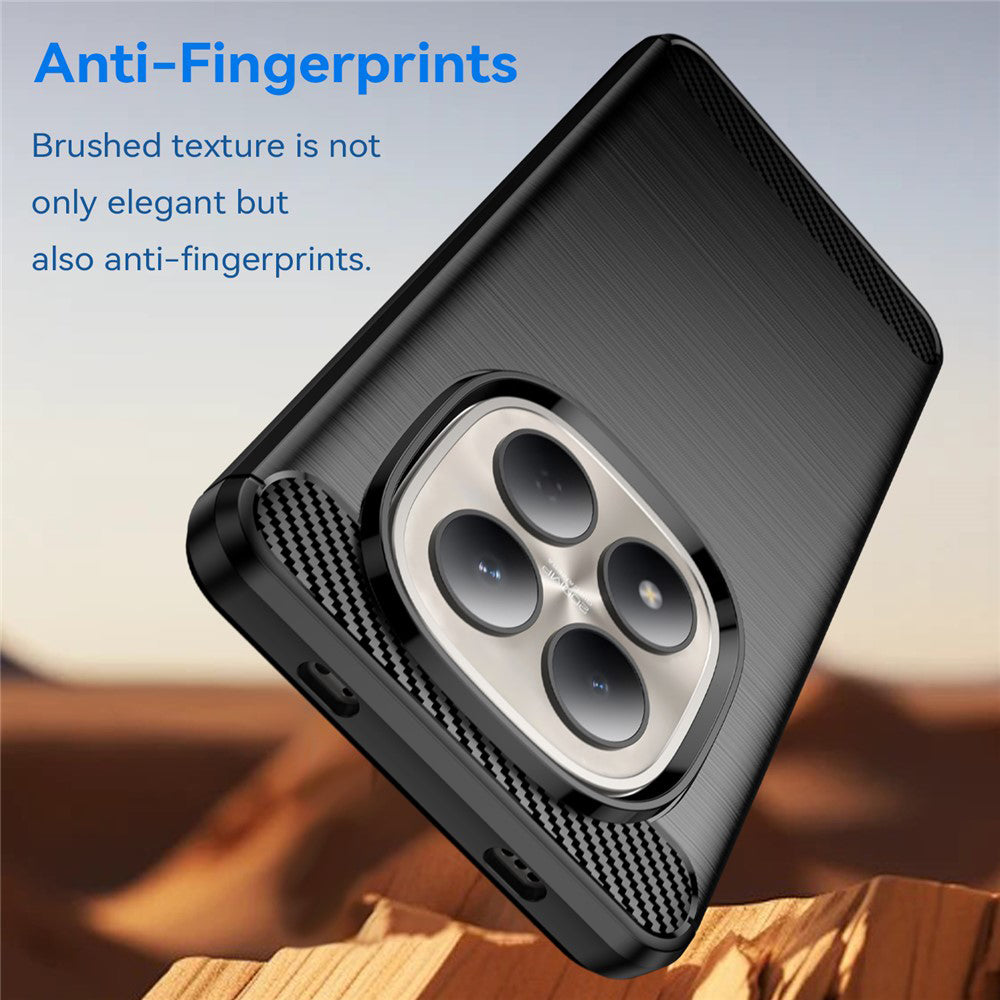 Futrola za Xiaomi Redmi Note 15 Pro 4G, Techsuit, Karbon, Crna