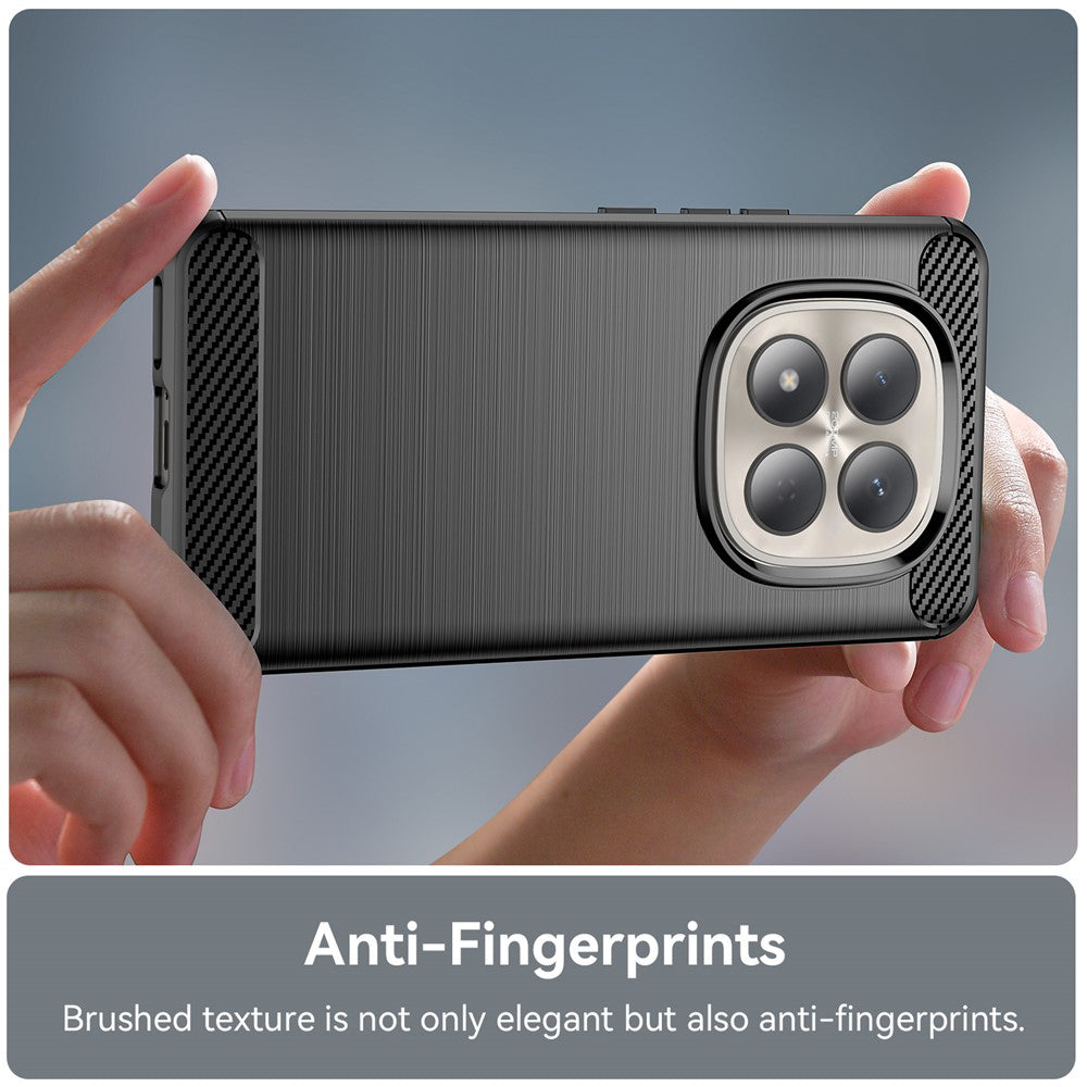 Futrola za Xiaomi Redmi Note 15 Pro 4G, Techsuit, Karbon, Crna