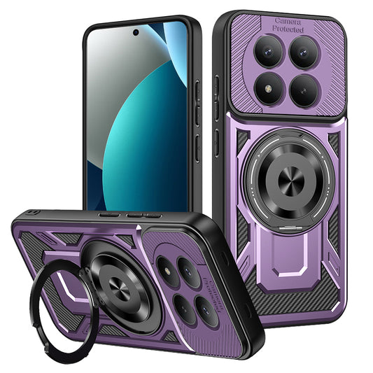 Futrola za Xiaomi Redmi Note 15 Pro 4G, Techsuit, RuggedCam, Ljubičasta