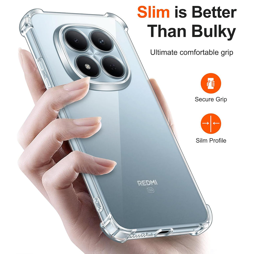 Futrola za Xiaomi Redmi Note 15 Pro 4G, Techsuit, Shockproof Clear, Transparentna