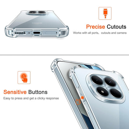 Futrola za Xiaomi Redmi Note 15 Pro 4G, Techsuit, Shockproof Clear, Transparentna