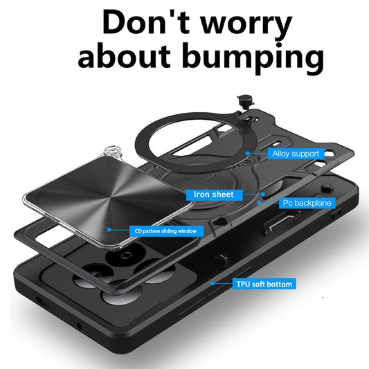 Futrola za Xiaomi Redmi Note 15 Pro 5G, Techsuit, CamGuard Pro, Zlatno Roze