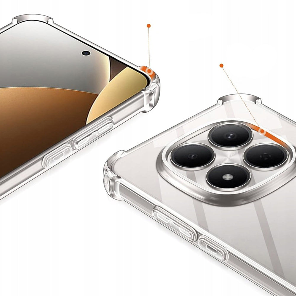 Futrola za Xiaomi Redmi Note 15 Pro 5G, Techsuit, Shockproof Clear, Transparentna