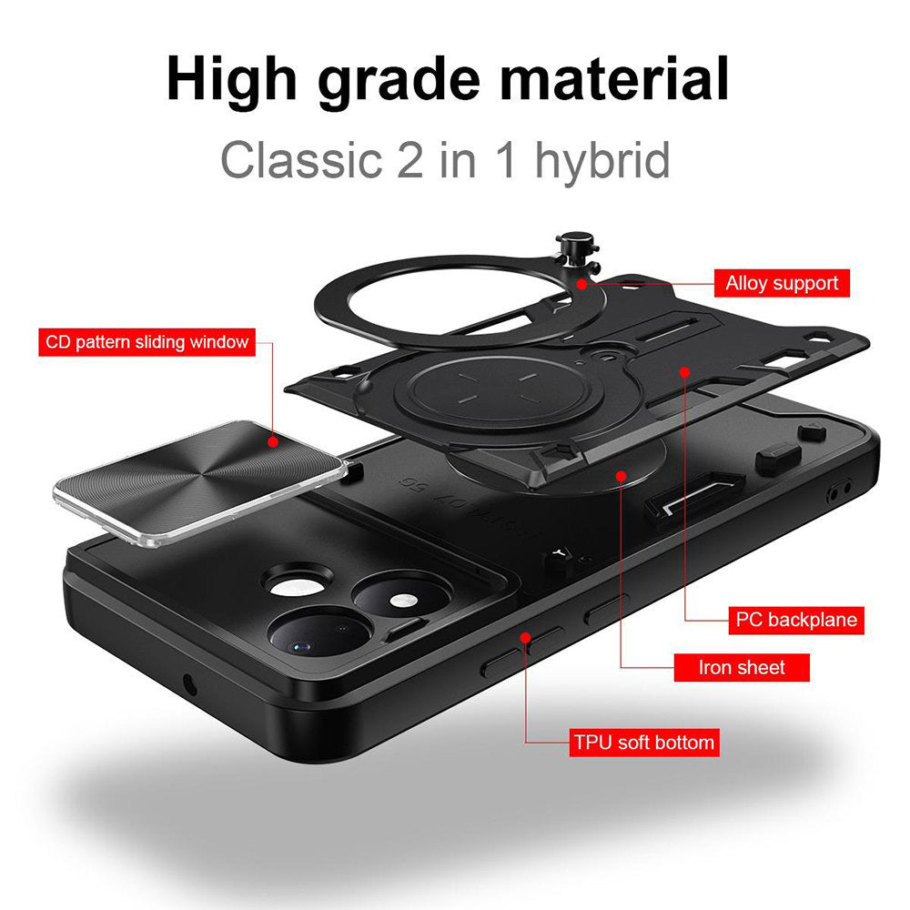 Maska za Xiaomi Redmi Note 17 4G / Note 17 5G, Techsuit, CamGuard Pro, ljubičasta