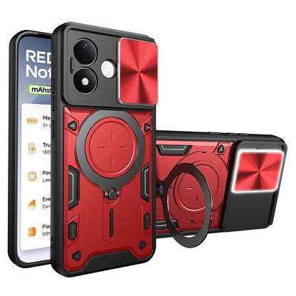 Maska za Xiaomi Redmi Note 17 4G / Note 17 5G, Techsuit, CamGuard Pro, crvena