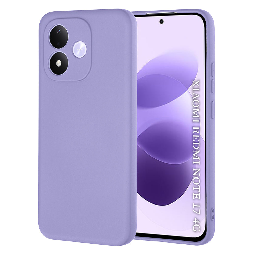 Maska za Xiaomi Redmi Note 17 4G / Note 17 5G, Techsuit, SoftFlex, svetloljubičasta