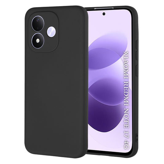 Futrola za Xiaomi Redmi Note 17 4G / Note 17 5G, Techsuit, SoftFlex, Crna