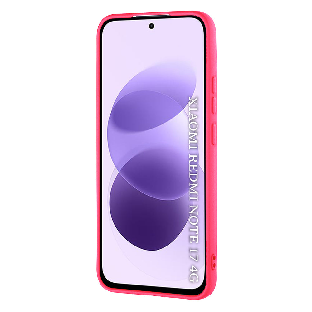 Futrola za Xiaomi Redmi Note 17 4G / Note 17 5G, Techsuit, SoftFlex, tamnoružičasta