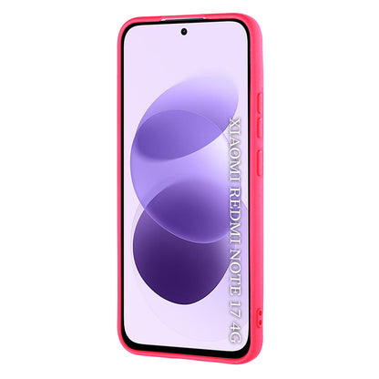 Futrola za Xiaomi Redmi Note 17 4G / Note 17 5G, Techsuit, SoftFlex, tamnoružičasta