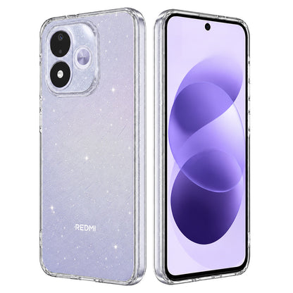 Maska za Xiaomi Redmi Note 17 4G / Note 17 5G, Techsuit, SparkleSkin, providna