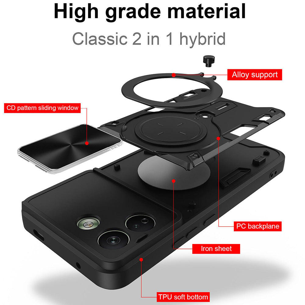 Maska za Xiaomi Redmi Note 17 Pro Max, Techsuit, CamGuard Pro, crna