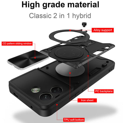 Maska za Xiaomi Redmi Note 17 Pro Max, Techsuit, CamGuard Pro, ružičasto zlatna