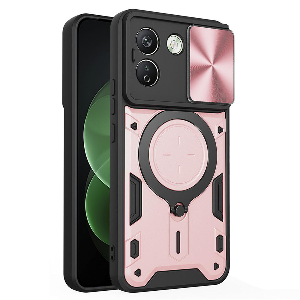 Maska za Xiaomi Redmi Note 17 Pro Max, Techsuit, CamGuard Pro, ružičasto zlatna