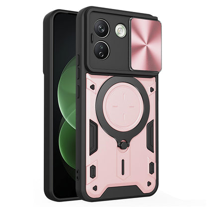 Maska za Xiaomi Redmi Note 17 Pro Max, Techsuit, CamGuard Pro, ružičasto zlatna