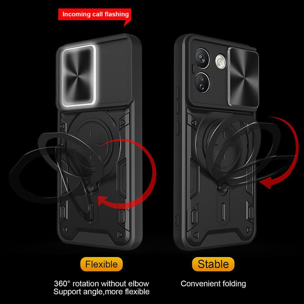 Maska za Xiaomi Redmi Note 17 Pro Max, Techsuit, CamGuard Pro, ružičasto zlatna