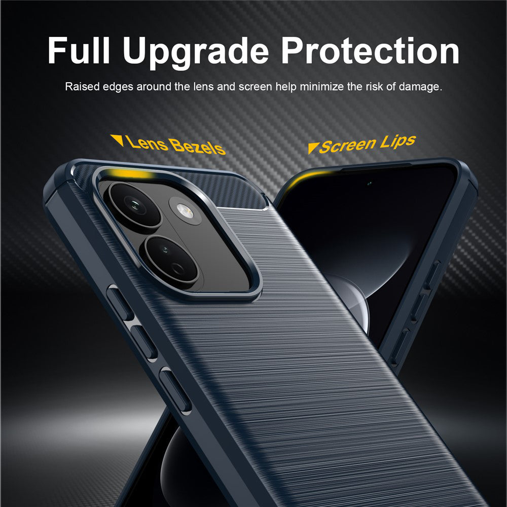 Futrola za Xiaomi Redmi Note 17 Pro Max, Techsuit, Carbon, plava