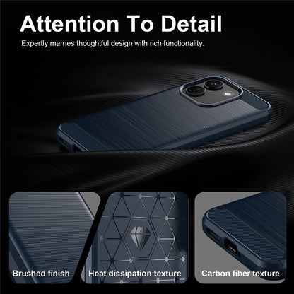 Futrola za Xiaomi Redmi Note 17 Pro Max, Techsuit, Carbon, plava