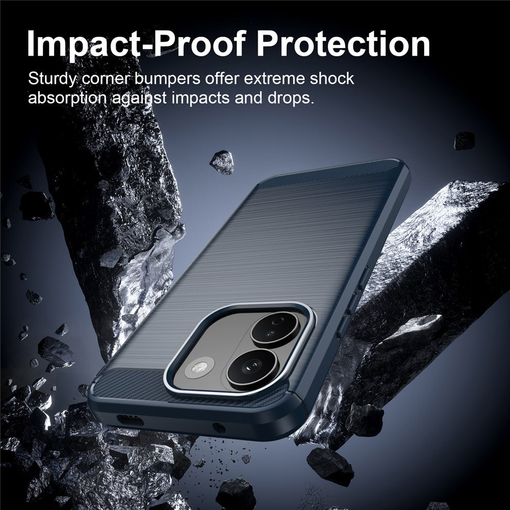 Futrola za Xiaomi Redmi Note 17 Pro Max, Techsuit, Carbon, plava