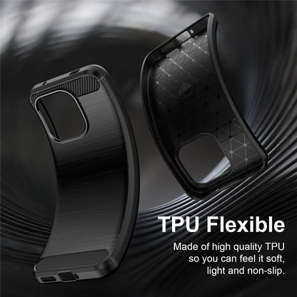 Futrola za Xiaomi Redmi Note 17 Pro Max, Techsuit, Karbon, Crna